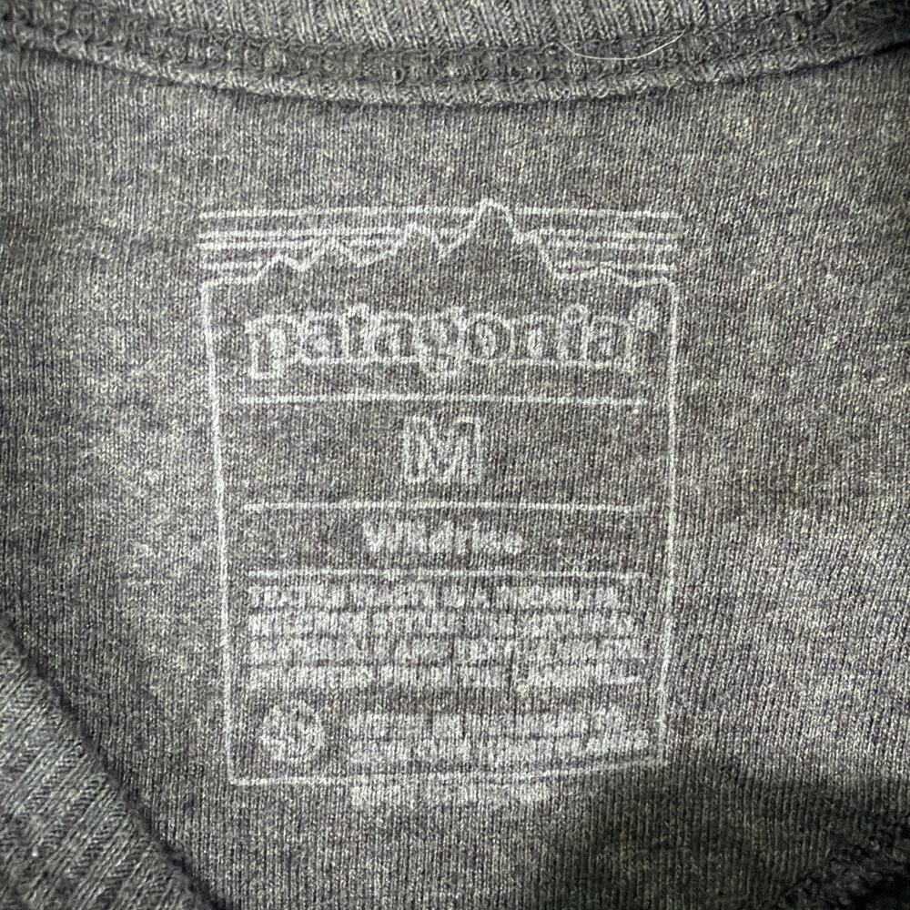 Patagonia Sweatshirt Mens M Ink Black Lightweight Wildrise Crewneck 39687 Earth - Picture 4 of 9